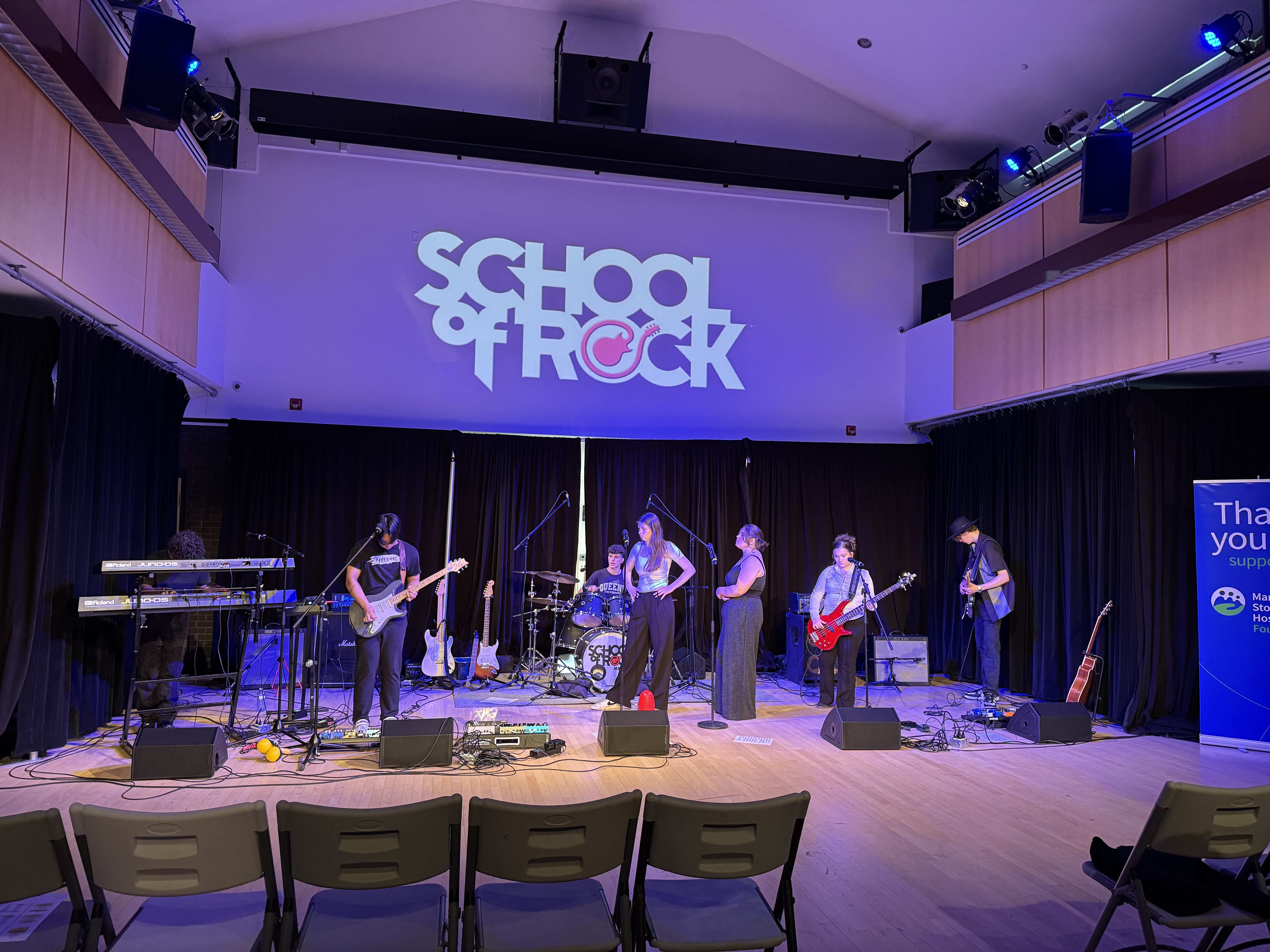 House Band performing live on stage